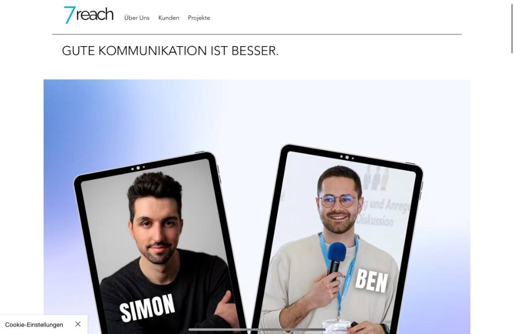 7reach.de Screenshot