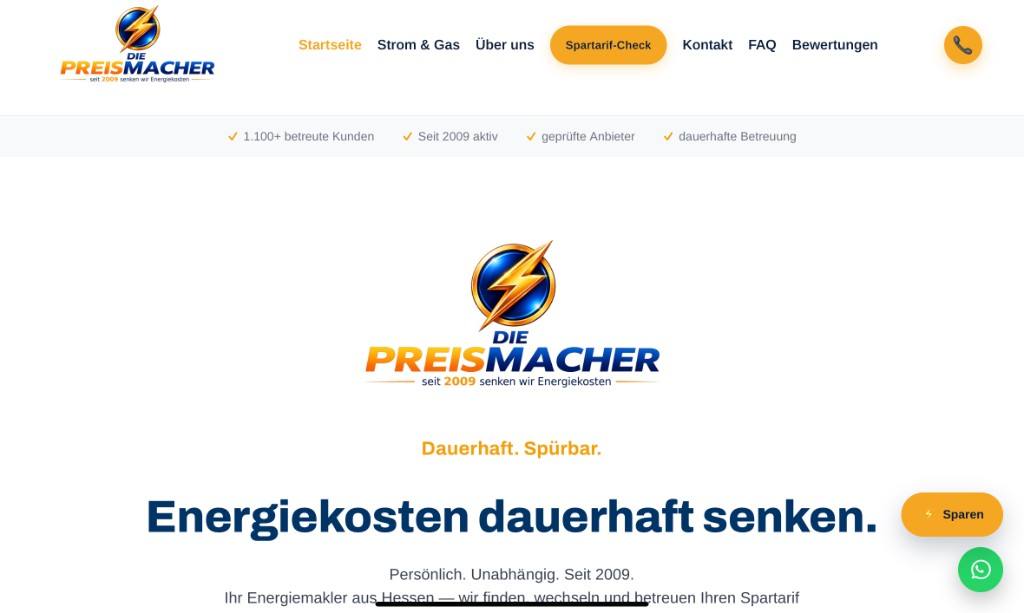 die-preismacher.info Screenshot